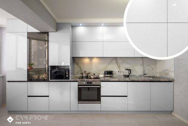 Whitemetallic11035 Senosan GLOSSY METALLIC
